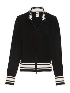 PINK Varsity Knit Full-Zip Sweater